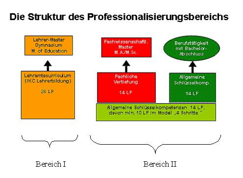 Grafik Struktur Professionalisierungsbereich