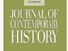 Ein Cover einer Fachzeitschrift mit dem Titel "Journal of Contemporary History". Das Cover ist olivgr&uuml;n und zeigt den Zeitschriftentitel in wei&szlig;er Schrift. Darunter befindet sich ein Hinweis auf die aktuelle Ausgabe (Oktober 2020) und Informationen zu den Inhalten. Ein kleines Logo einer Waage ist ebenfalls auf dem Cover zu sehen.