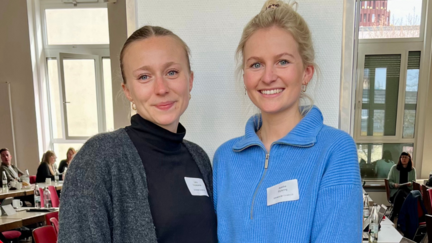 Lena Szczepanski und Annike Eylering in Frankfurt