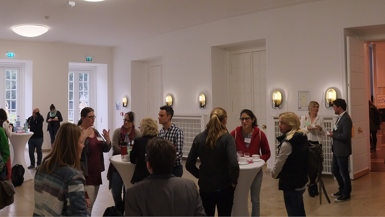 Empfang während der Summer School in der Aula des Schlosses