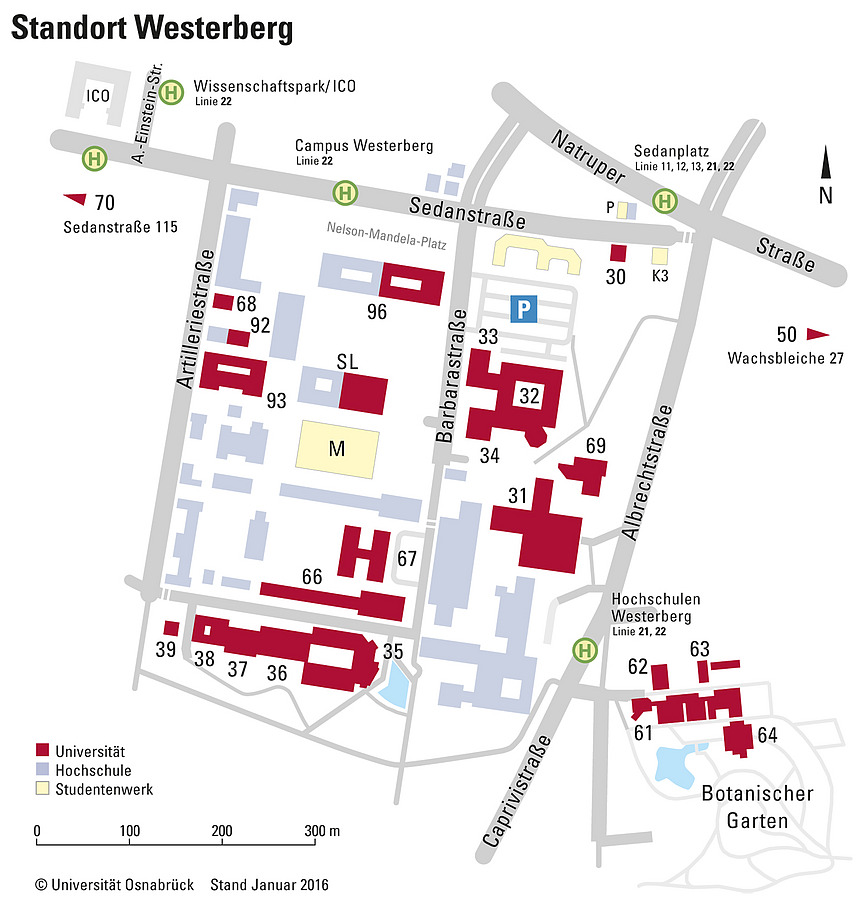 Lageplan Standort Westerberg