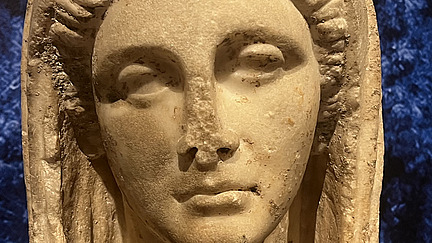 Bildnis eines weiblichen Kopfes.