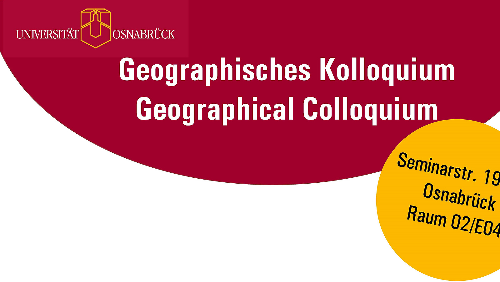 Detail of the event poster