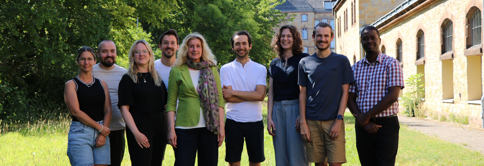 Gruppenfoto des Fachgebiets Umwelt&ouml;konomie. 