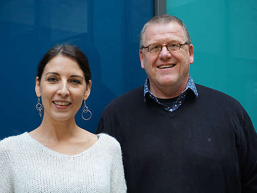 Kerstin Bartscherer und Achim Paululat l&auml;cheln in die Kamera