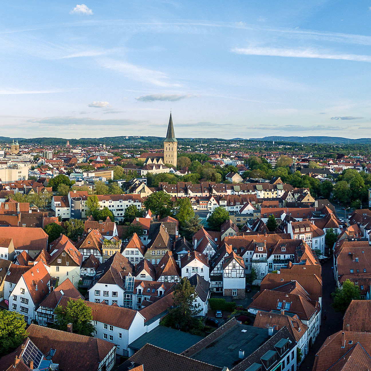 Osnabr&uuml;ck aus der Vogelperspektive