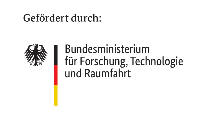 Logo des Bundesministeriums f&uuml;r Forschung, Technologie und Raumfahrt
