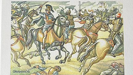 Titelbild zum Sammelband 'Alexander am Granikos'.