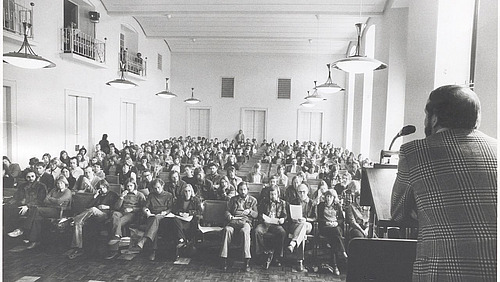 Opening of teaching at the University of Osnabrück in April 1974