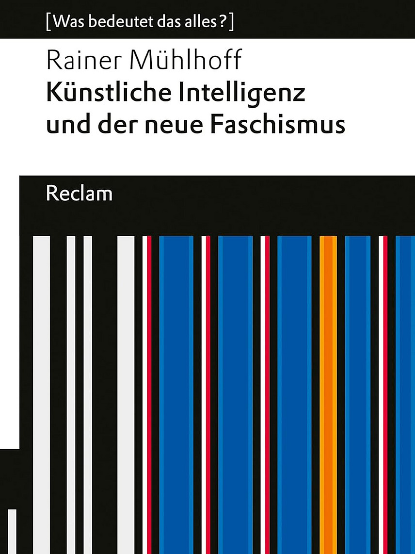 Book cover for 'Artificial Intelligence and the New Fascism' by Rainer Mühlhoff
