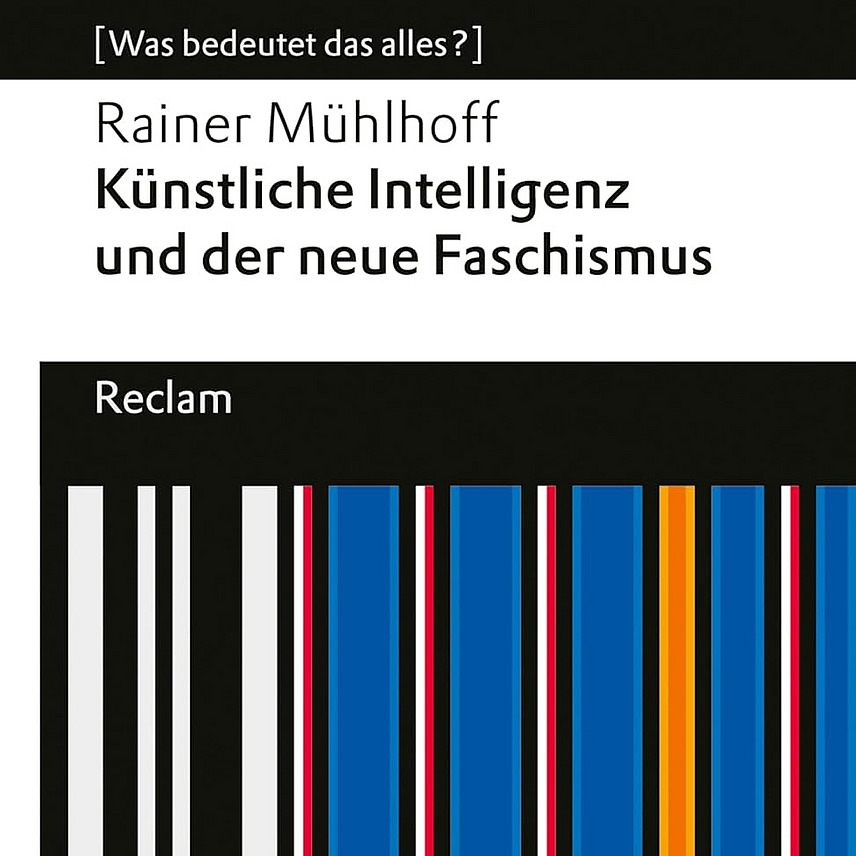 Book cover for 'Artificial Intelligence and the New Fascism' by Rainer Mühlhoff
