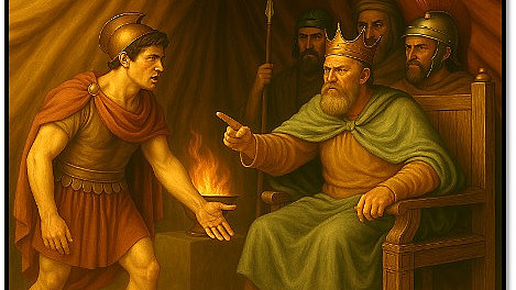 Die Legende des römischen Nationalhelden Gaius Mucius Scaevola.