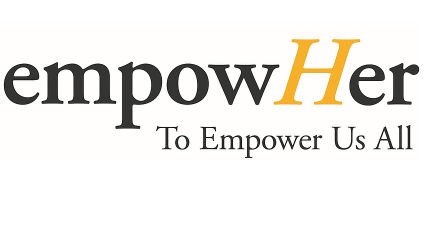 Logo empowHer - to empower us all