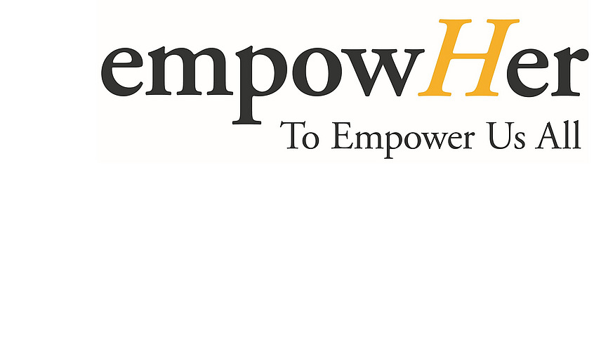Logo empowHer - to empower us all
