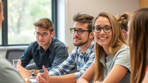 Studierende in einer Lehrveranstaltung