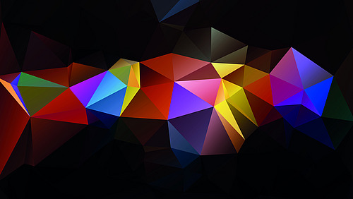 Bunte wellenförmige Grafik