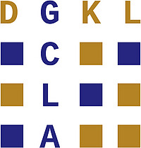 Graphic logo of the DGKL and the GCLA
