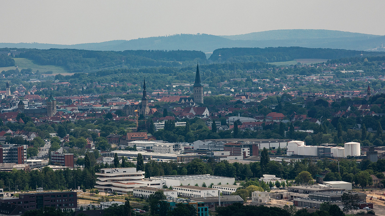 View of Osnabrück from an elevated position.