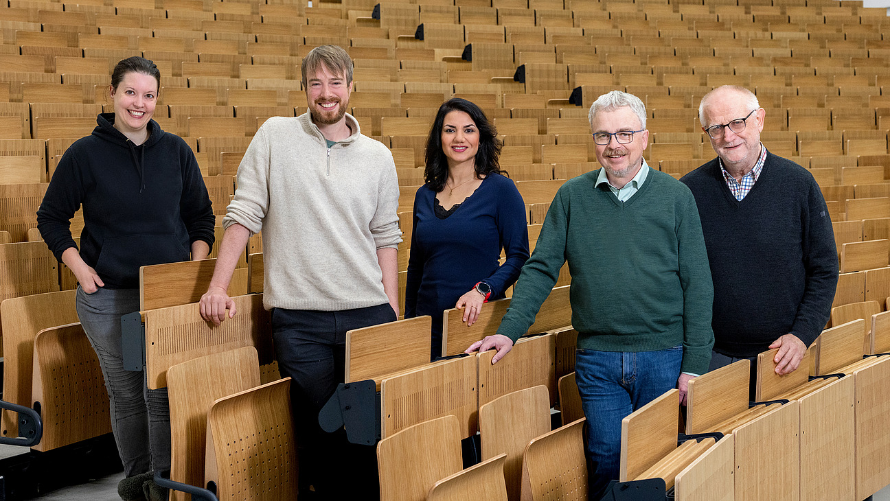 Foto mit allen Teammitgliedern des Fachgebiets &Ouml;konometrie und Statistik