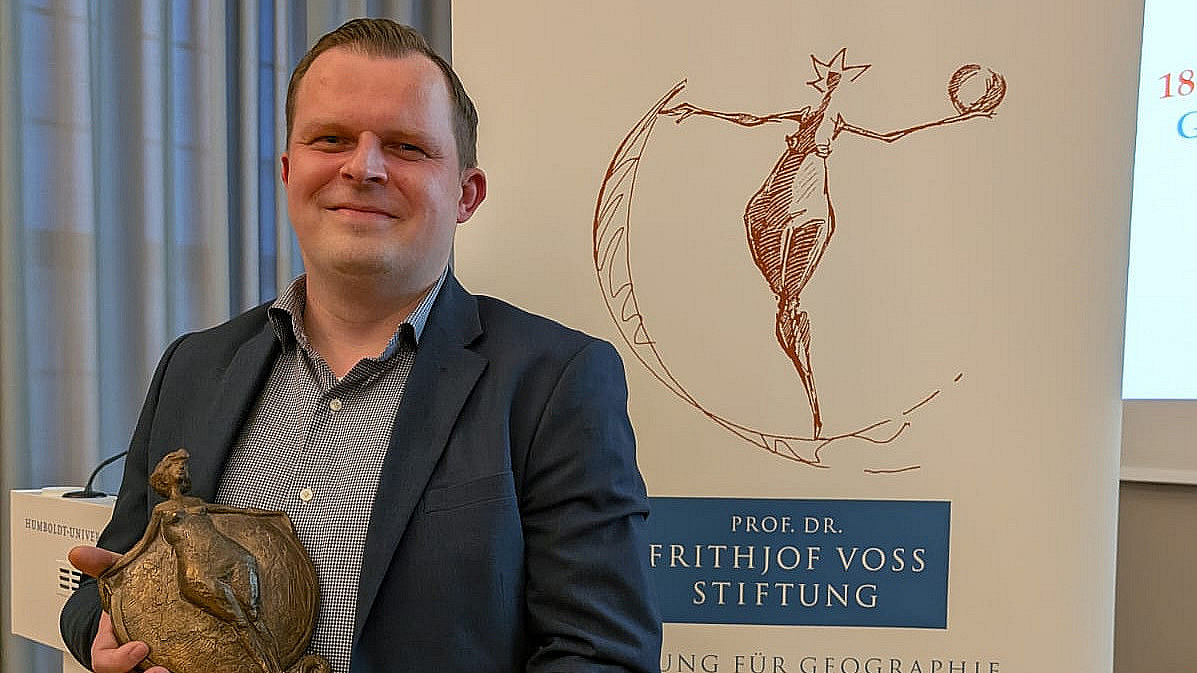 Dr. Thomas Neise bei der Preisverleihung