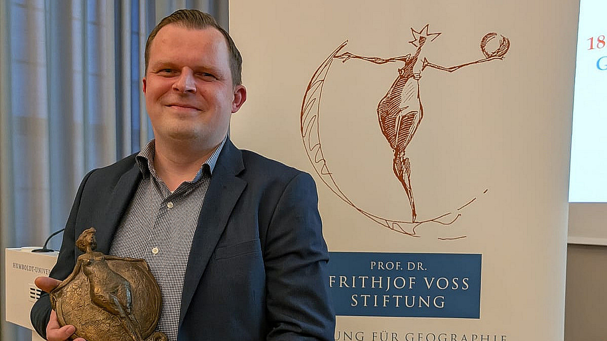 Dr. Thomas Neise bei der Preisverleihung