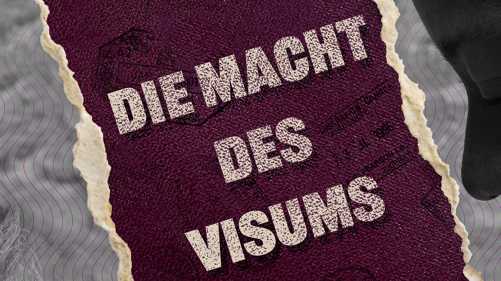 Ausschnitt des Filmplakats von "Die Macht des Visums"