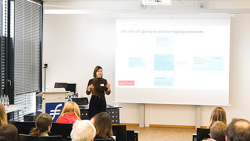 Franziska Gaupp auf der Sustainable FUTURE Summit in Hamburg