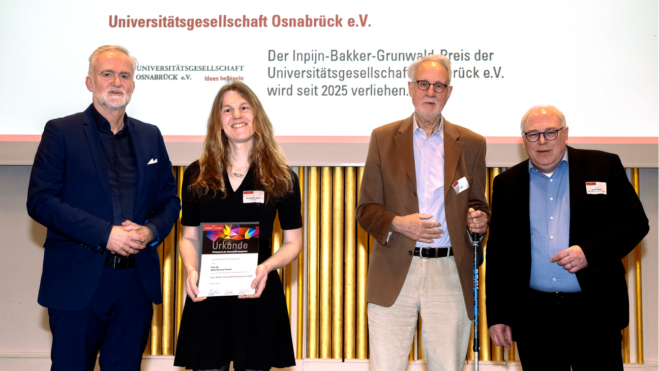 Vergabe des Inpijn-Bakker-Grunwald-Preises 2026