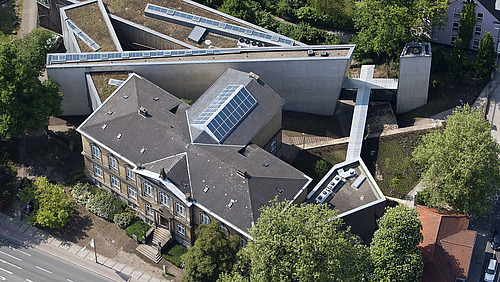 Aerial view of the Museum Quarter in Osnabrück