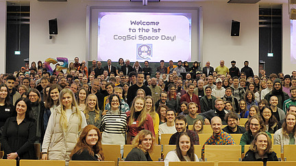 Gruppenbild von den Teilnehmenden des CogSci Spaceday in 2023