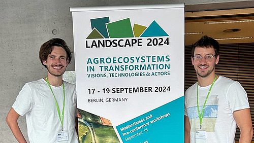 Moritz Fritschle and Thomas Rellensmann at the Landscape Conference