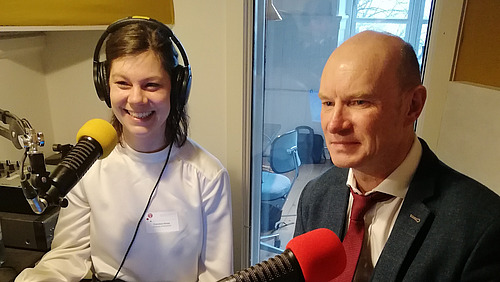 Photo of Franziska Gaupp and Steve Smith