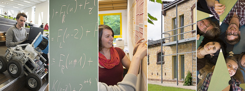 Impressionen aus dem Fachbereich Mathematik/Informatik. Fotos: Universität Osnabrück/Berlekamp, Lewandowski, Scholz