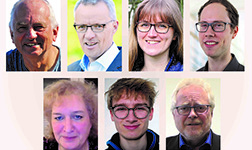 Die Teilnehmerinnen und Teilnehmer der Podiumsdiskussion zum Klimawandel am Beispiel der Stadt Osnabrück. 