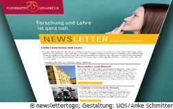 Symbolbild Newsletter. Grafik: Universität Osnabrück