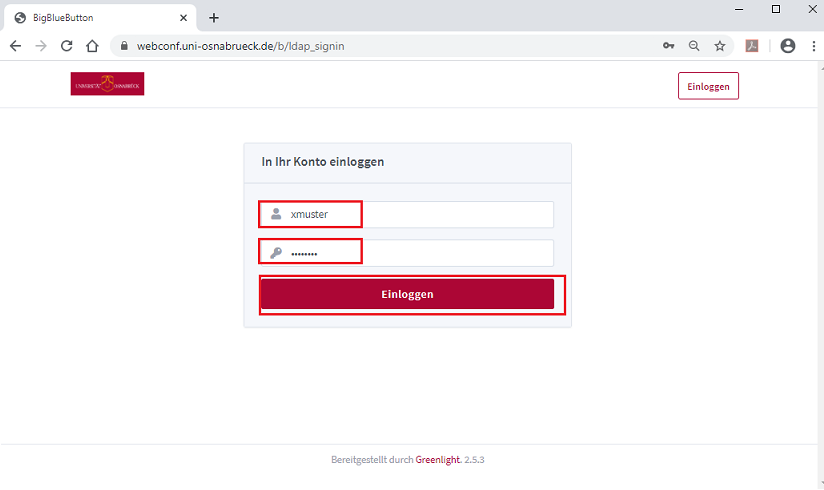 Videokonferenzsystem BigBlueButton