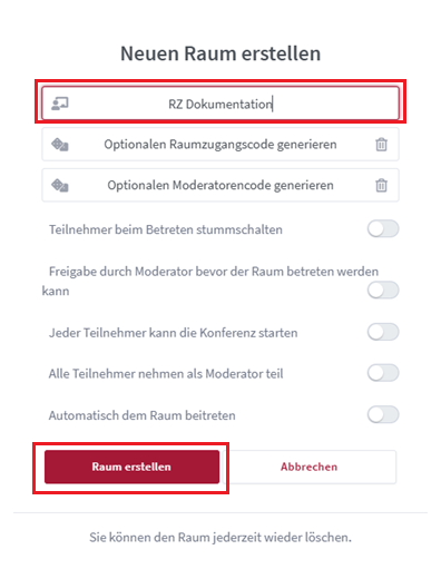 Videokonferenzsystem BigBlueButton