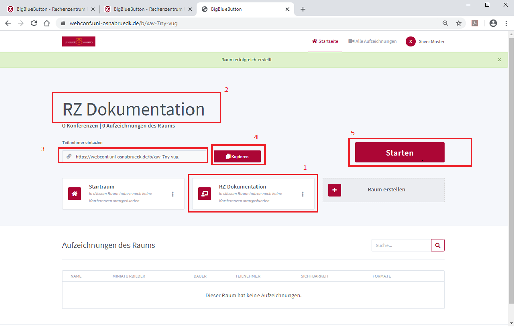 Videokonferenzsystem BigBlueButton