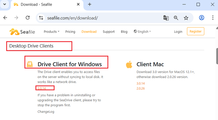 Cloud - Drive Client - für Arbeitsgruppen