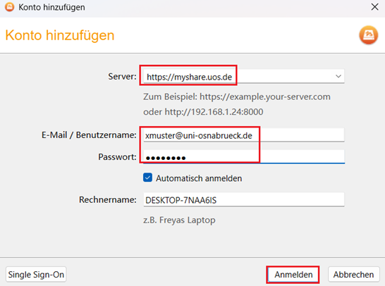 Cloud - Drive Client - für Arbeitsgruppen
