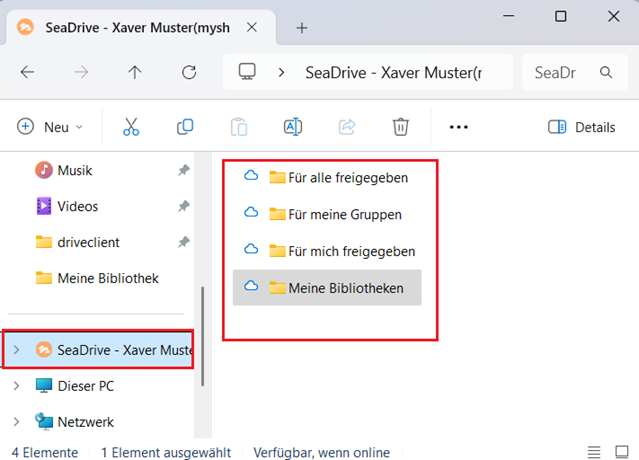 Cloud - Drive Client - für Arbeitsgruppen