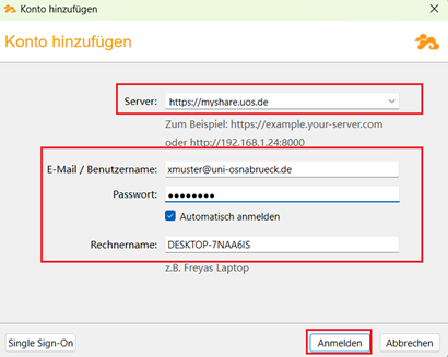 Cloud - Client for Windows - Synchronisieren und offline arbeiten