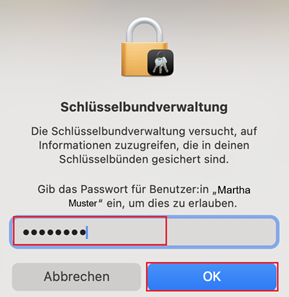 Apple Mail E-Mail (S/MIME) Zertifikat in den Schlüsselbund importieren