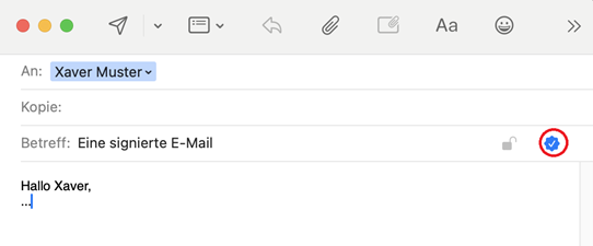 Apple Mail Signieren