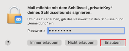 Apple Mail Signieren