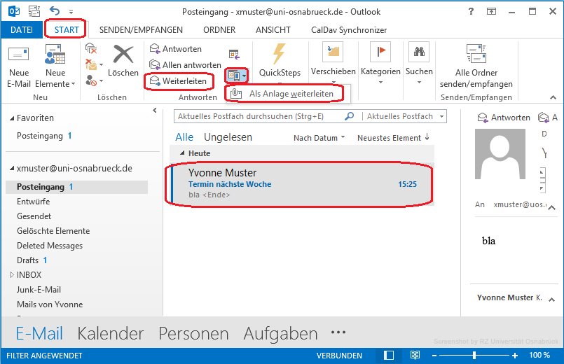 Outlook 2016 E-Mailkonto einrichten