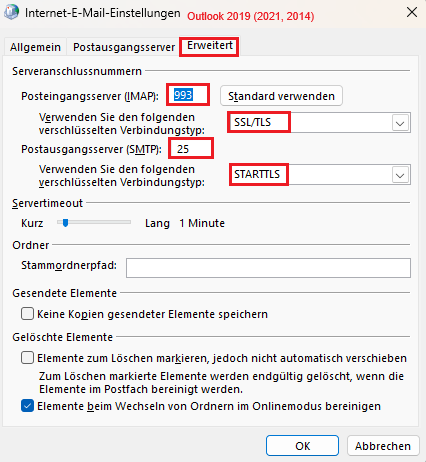 Outlook 2019 E-Mailkonto einrichten