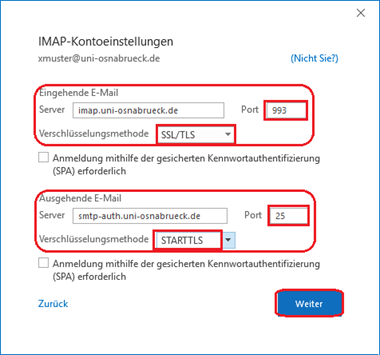 Outlook 2019 Automatisch - E-Mailkonto einrichten