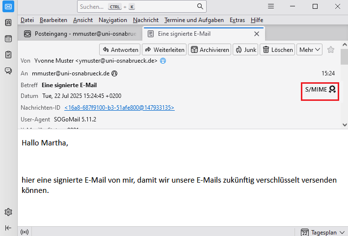 Thunderbird E-Mail Verschlüsseln