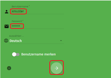 SOGo Webmail Anmeldung